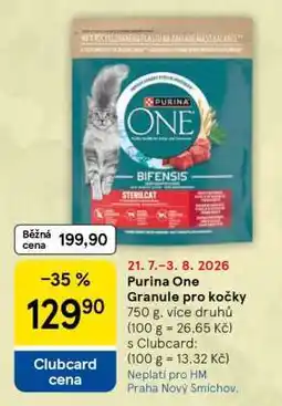 Tesco Purina One Granule pro kočky nabídka