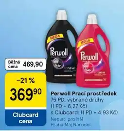 Tesco Perwoll Prací prostředek nabídka