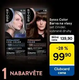 Tesco Syoss Color Barva na vlasy nabídka
