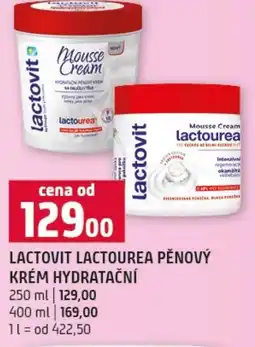 Terno Lactovit lactourea pěnový krém hydratační nabídka