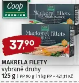 Terno Makrela filety nabídka