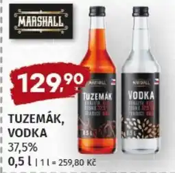 Terno Tuzemák, vodka 37,5% nabídka