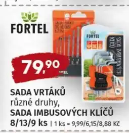 Terno Fortel sada vrtáků nabídka