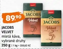 Terno Jacobs velvet mletá káva nabídka