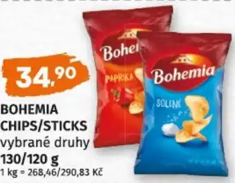 Terno Bohemia chips/sticks nabídka