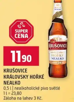 Terno Krušovice královsky hořké nealko nabídka