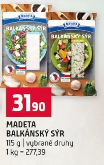 Terno Madeta balkánský sýr nabídka