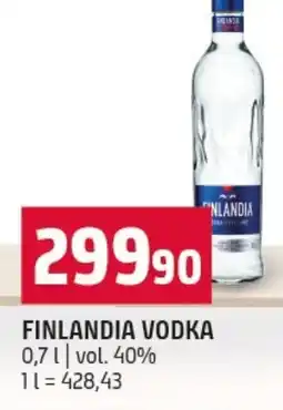 Terno Finlandia vodka nabídka