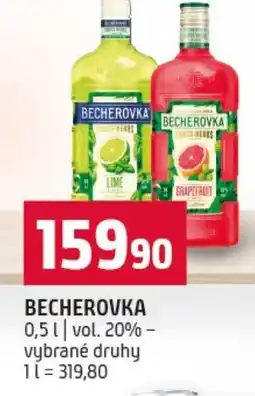 Terno Becherovka nabídka