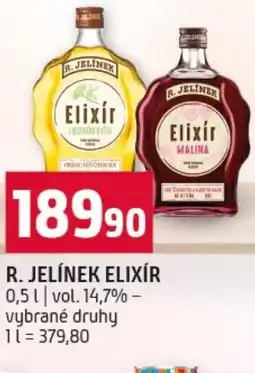 Terno R. Jelínek elixír nabídka