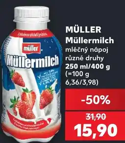 Kaufland MÜLLER Müllermilch nabídka