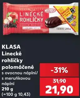 Kaufland KLASA Linecké rohlíčky polomáčené nabídka