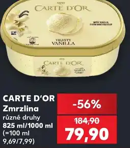 Kaufland CARTE D'OR Zmrzlina nabídka