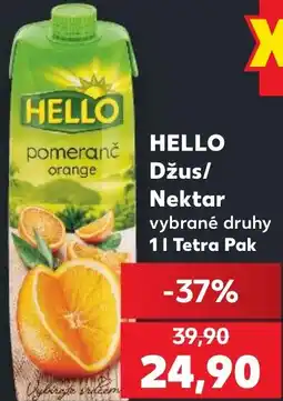 Kaufland HELLO Džus/ Nektar nabídka