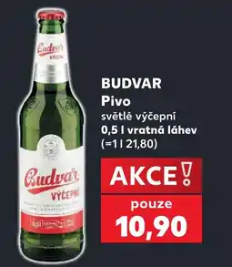 Kaufland BUDVAR Pivo nabídka