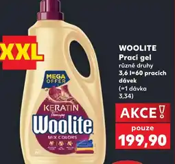 Kaufland WOOLITE Prací gel nabídka