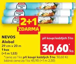 Kaufland NEVOS Alobal nabídka