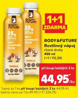 Kaufland BODY&FUTURE Rostlinný nápoj nabídka