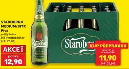 Kaufland STAROBRNO MEDIUM/BITR Pivo nabídka