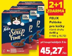 Kaufland FELIX Polévka pro kočky nabídka