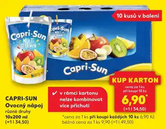 Kaufland CAPRI-SUN Ovocný nápoj nabídka