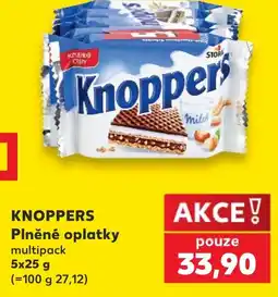 Kaufland KNOPPERS Plněné oplatky nabídka