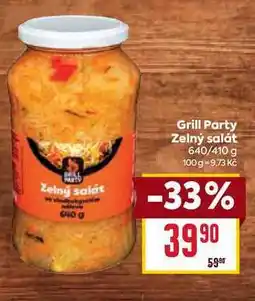 Billa Grill Party Zelný salát 640/410 g nabídka