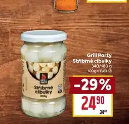 Billa Grill Party Stříbrné cibulky 340/180 g nabídka