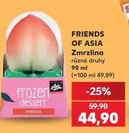 Kaufland FRIENDS OF ASIA Zmrzlina nabídka