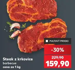 Kaufland Steak z krkovice nabídka