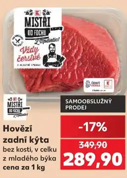 Kaufland Hovězí zadní kýta nabídka