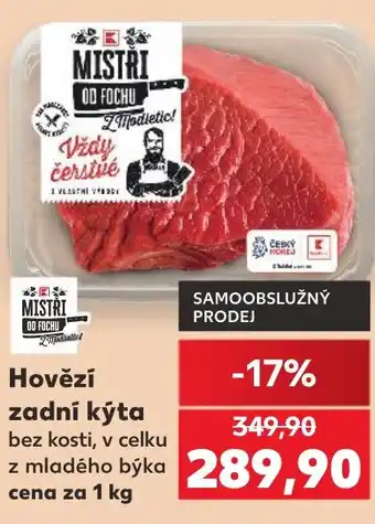 Kaufland Hovězí zadní kýta nabídka
