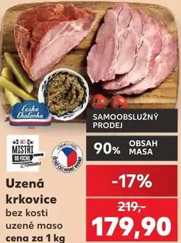 Kaufland Uzená krkovice nabídka