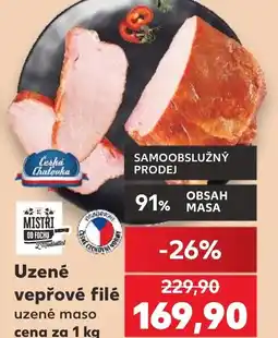 Kaufland Uzené vepřové filé uzené maso nabídka
