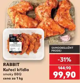 Kaufland RABBIT Kuřecí křídla nabídka