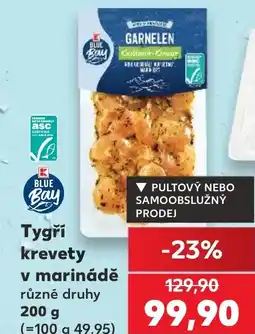 Kaufland Tygří krevety v marinádě nabídka