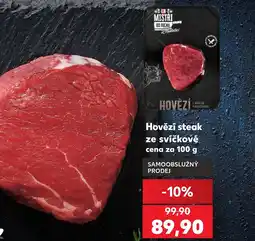 Kaufland Hovězí steak ze svíčkové nabídka