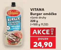 Kaufland VITANA Burger omáčka nabídka