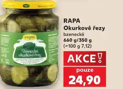 Kaufland RAPA Okurkové řezy nabídka