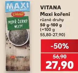 Kaufland VITANA Maxi koření nabídka