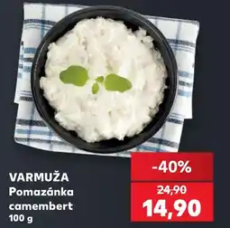 Kaufland VARMUŽA Pomazánka camembert nabídka