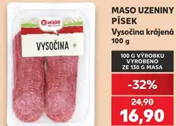 Kaufland MASO UZENINY PÍSEK Vysočina krájená nabídka