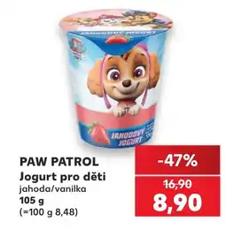 Kaufland PAW PATROL Jogurt pro děti nabídka