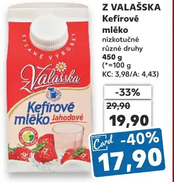 Kaufland Z VALAŠSKA Kefírové mléko nabídka