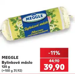 Kaufland MEGGLE Bylinkové máslo nabídka