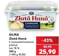 Kaufland OLMA Zlatá Haná nabídka