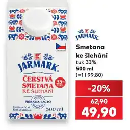 Kaufland Smetana ke šlehání nabídka