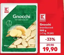 Kaufland Gnocchi bramborové nabídka