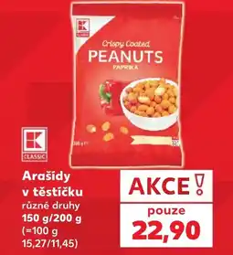 Kaufland Arašídy v těstíčku nabídka