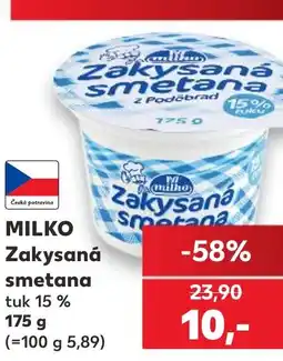 Kaufland MILKO Zakysaná smetana nabídka
